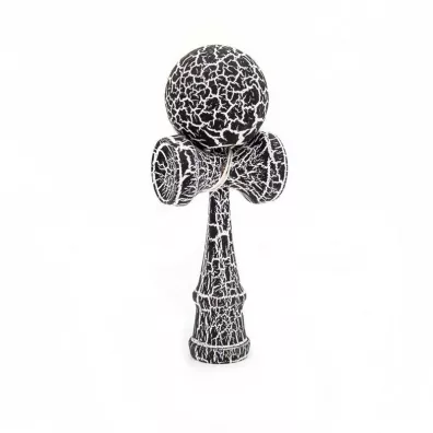 Kendama drewniana gra zrcznociowa czarno-biaa