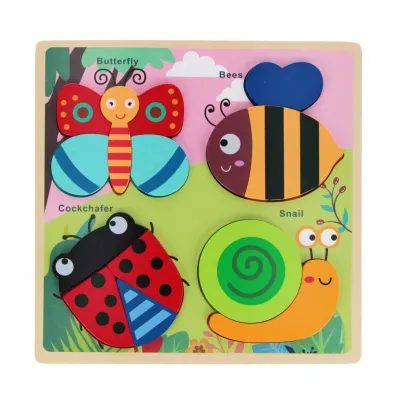 Puzzle Uk�adanka drewniana Ogr�d BAM BAM 541641