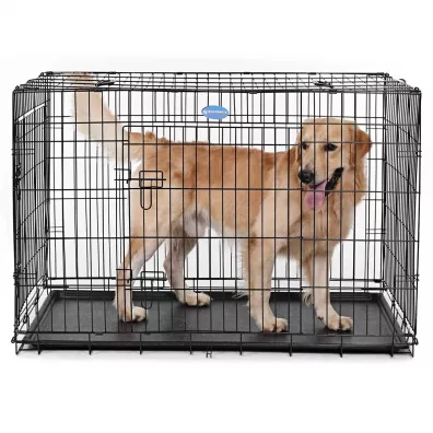 Songmics Metalowy transporter dla psa 122 cm