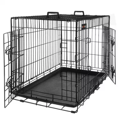 Songmics Metalowy transporter dla psa 122 cm