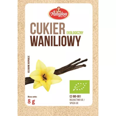Amylon Cukier z wanili bourbon 8 g Bio