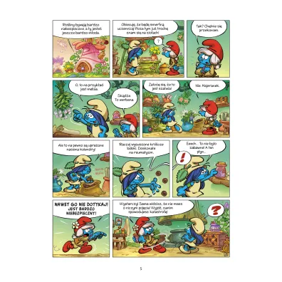 Smerfy Komiks Smerfy i wioska dziewczyn. Kij Wierzby. Tom 5