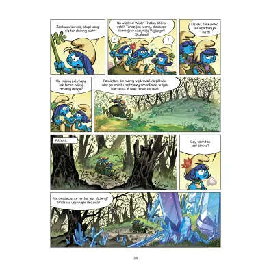 Smerfy Komiks Smerfy i wioska dziewczyn. Kij Wierzby. Tom 5