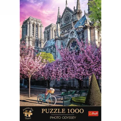 Puzzle 1000 el. Katedra Notre-Dame w Pary�u Trefl