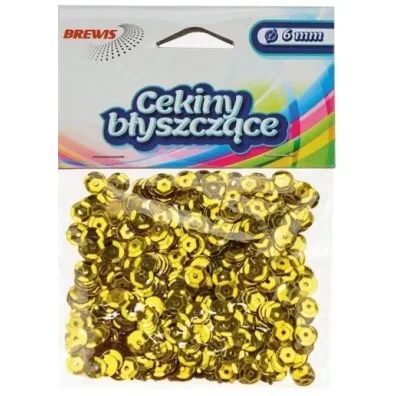 Cekiny b�yszcz�ce B 110 z�oty 8mm, 10g