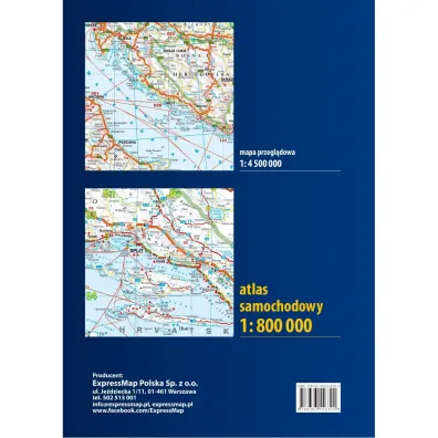 Europa Atlas Samochodowy 1:800 000 + Pierwsza Pomoc 2026/2027