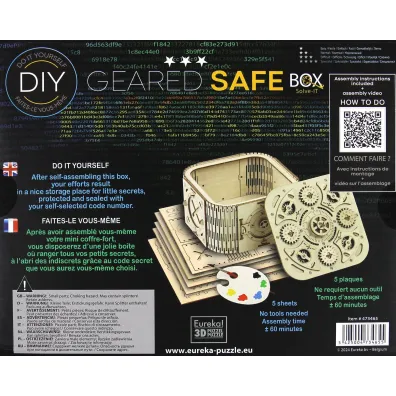 �amig��wka Treasure Box Geared Safe Secret diy poziom 3/4 Eureka 3D