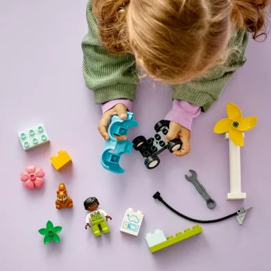 LEGO DUPLO Turbina wiatrowa i samochd elektryczny 10985