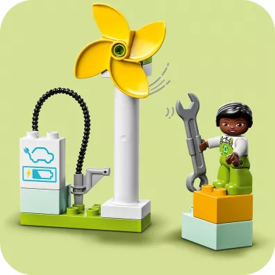 LEGO DUPLO Turbina wiatrowa i samochd elektryczny 10985