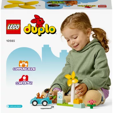 LEGO DUPLO Turbina wiatrowa i samochd elektryczny 10985