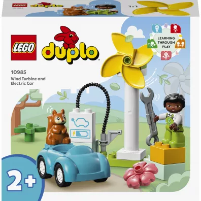 LEGO DUPLO Turbina wiatrowa i samochd elektryczny 10985