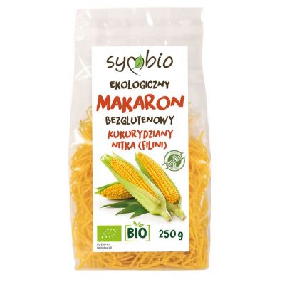Symbio Makaron kukurydziany nitka bezglutenowy 250 g Bio