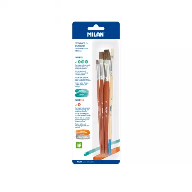 Milan P�dzle serii 121, nr 4, 10, 16 i serii 524, nr 8 4 szt.