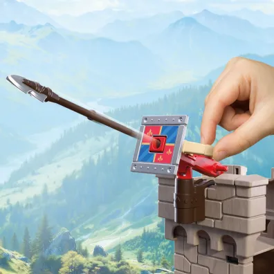 Playmobil Knights Du�y zamek rycerzy herbu Lew 72112