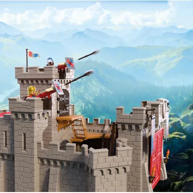 Playmobil Knights Du�y zamek rycerzy herbu Lew 72112