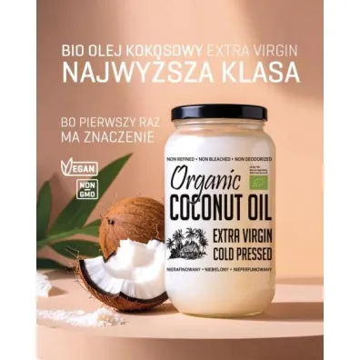 Diet-Food Olej kokosowy virgin 1 l Bio