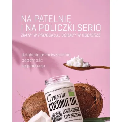 Diet-Food Olej kokosowy virgin 1 l Bio