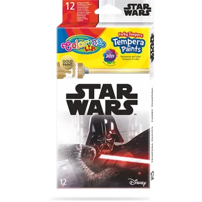 Patio Farby Colorino Kids tempera w tubach 12 ml Star Wars 12 x 12 ml