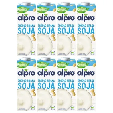 Alpro Nap�j sojowy zestaw 8 x 1000 ml