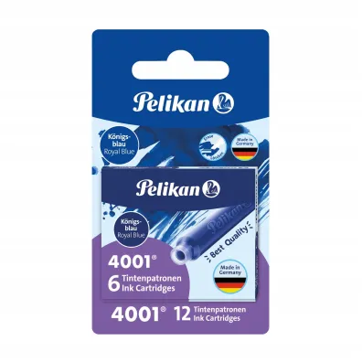 Naboje atramentowe kr�tkie 2x6szt nieb. PELIKAN