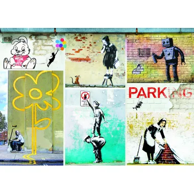 Puzzle 1000 el. Banksy Street Art. Eurographics