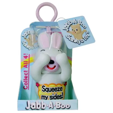 Zaj�czek bia�y do �ciskania Jabber Ball