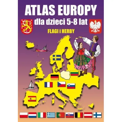 Atlas Europy dla dzieci 5-8 lat - Beata Guzowska