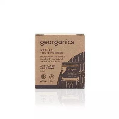 Georganics Proszek do czyszczenia z�b�w, Activated Charcoal 60 ml