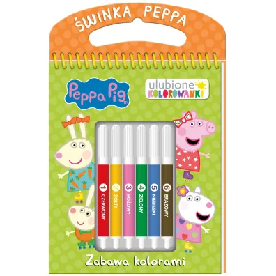 Peppa Pig. Ulubione kolorowanki 3. Zabawa kolorami