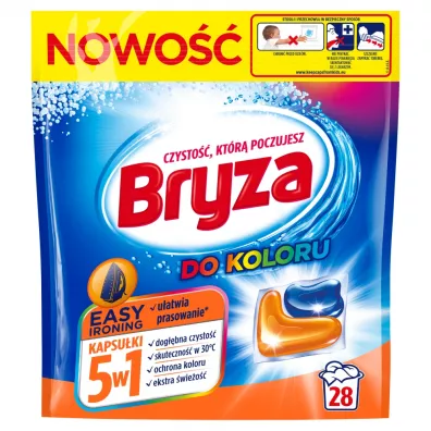 Bryza Kapsuki 5w1 do prania do koloru 28 szt.