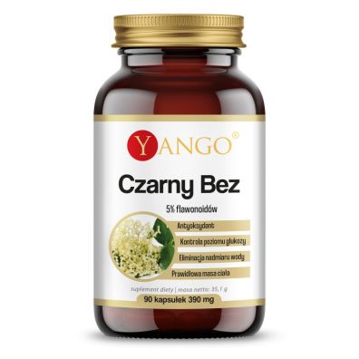 Yango Czarny bez - 5% flawonoidw Suplement diety 90 kaps.