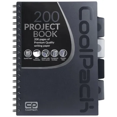 CoolPack Ko�obrulion B5 Grey kratka 100 kartek