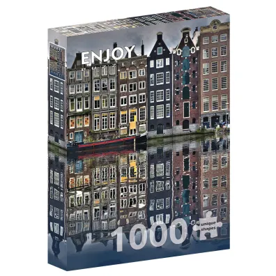 Puzzle 1000 el. Amsterdam, Niderlandy Enjoy