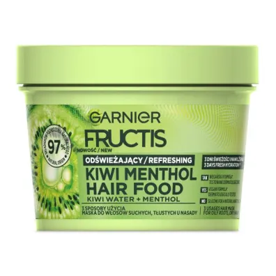 Garnier Fructis Hair Food Kiwi maska na w�osy suche i t�uste u nasady 400 ml