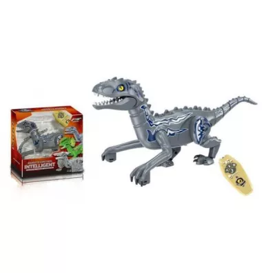 PROMO Dinozaur na radio szary Velociraptor 1007981 Norimpex