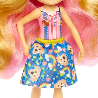 Enchantimals Rodzina Pieski. Retrievery Gerika Golden Retriever. Lalka + figurki HHB85 Mattel
