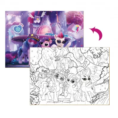 Puzzle 60 el. My Little Pony 2 in 1 Dodo