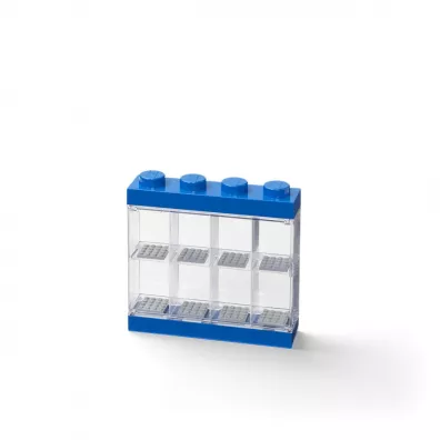 Gablotka na 8 minifigurek LEGO Niebieska