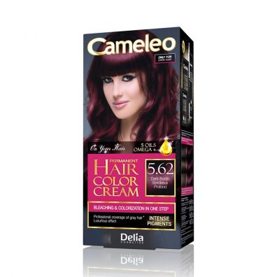 Cameleo Omega Permanent Hair Color Cream trwale koloryzujca farba do wosw 5.62 Dark Bordo