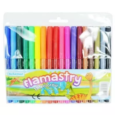 Schemat Flamastry 18 szt.