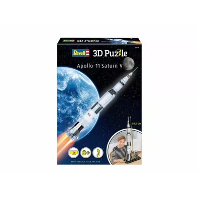 Puzzle 3D 136 el. Apollo 11 Saturn V Revell