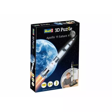 Puzzle 3D 136 el. Apollo 11 Saturn V Revell