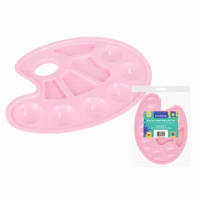 Paleta do farb owalna pastelowa r�owa STARPAK 540387