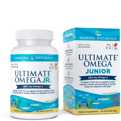 Nordic Naturals Ultimate Omega Junior 340 mg Suplement diety 90 kaps.