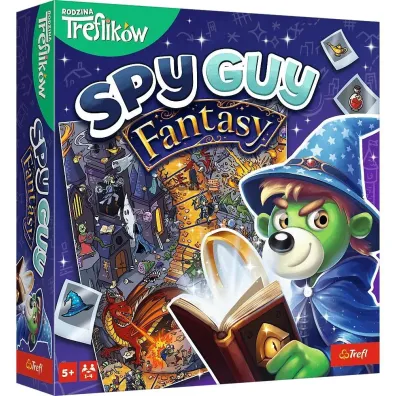 Pakiet: Puzzle 160 el. Trefliki celebruj�, Spy Guy Fantasy, Spy Guy. Gra karciana