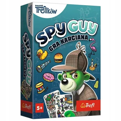 Pakiet: Puzzle 160 el. Trefliki celebruj�, Spy Guy Fantasy, Spy Guy. Gra karciana