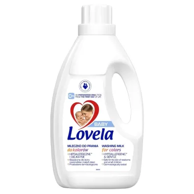 Lovela Baby hipoalergiczne mleczko do prania ubranek niemowl�cych i dzieci�cych do kolor�w 1.45 l