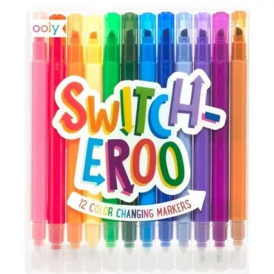 Kolorowe Baloniki Flamastry zmieniaj�ce kolor Switch-Eroo 12 szt.