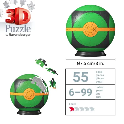 Puzzle Kula 54 el. 3D Pokemon Repeat Ball Ravensburger