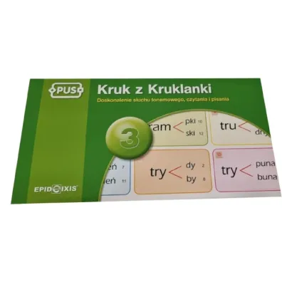 PUS Kruk z Kruklanki Doskonalenie s�uchu fonemowego, czytania i pisania cz�� 3